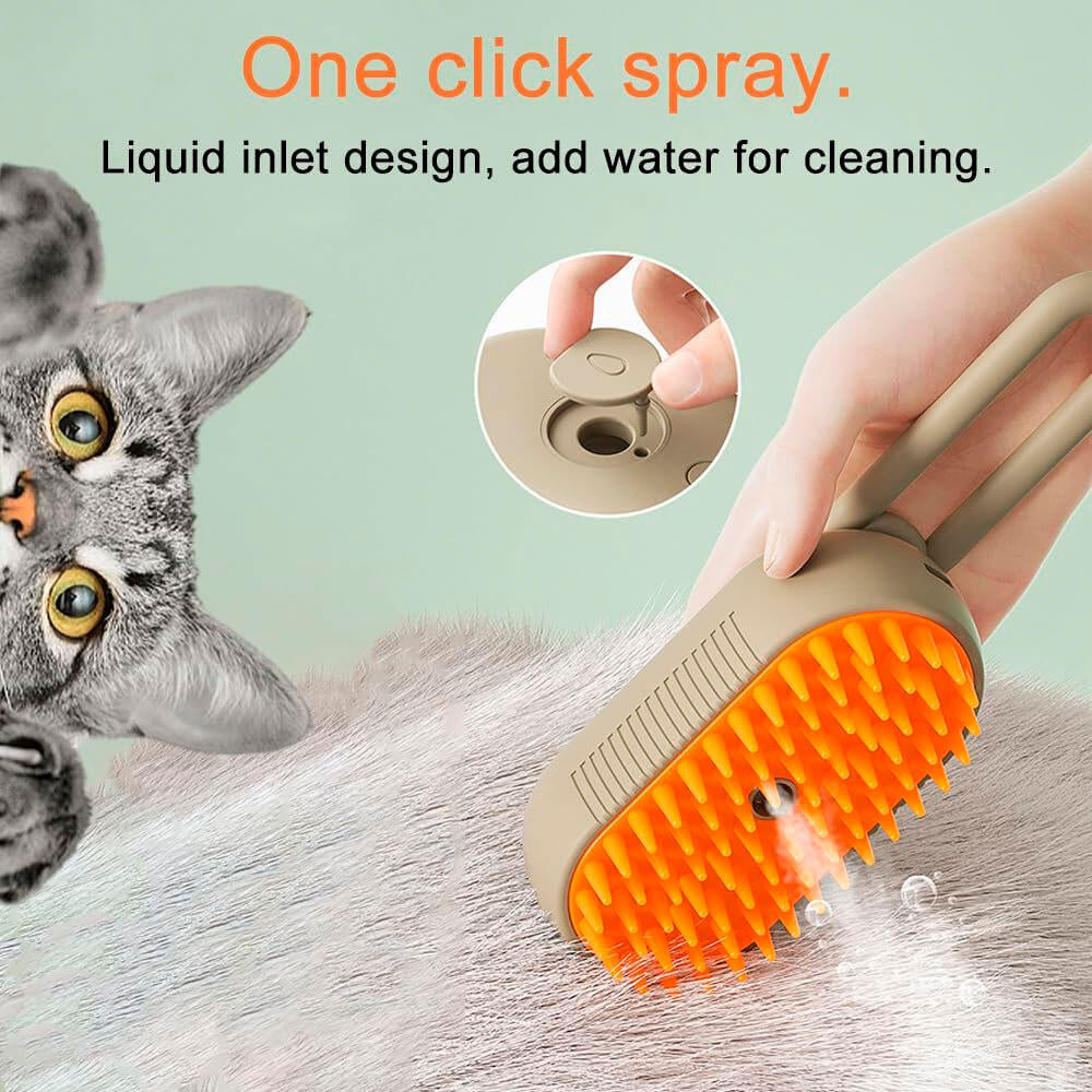 Cepillo de vapor para perros y gatos – Adiós al pelo suelto en casa