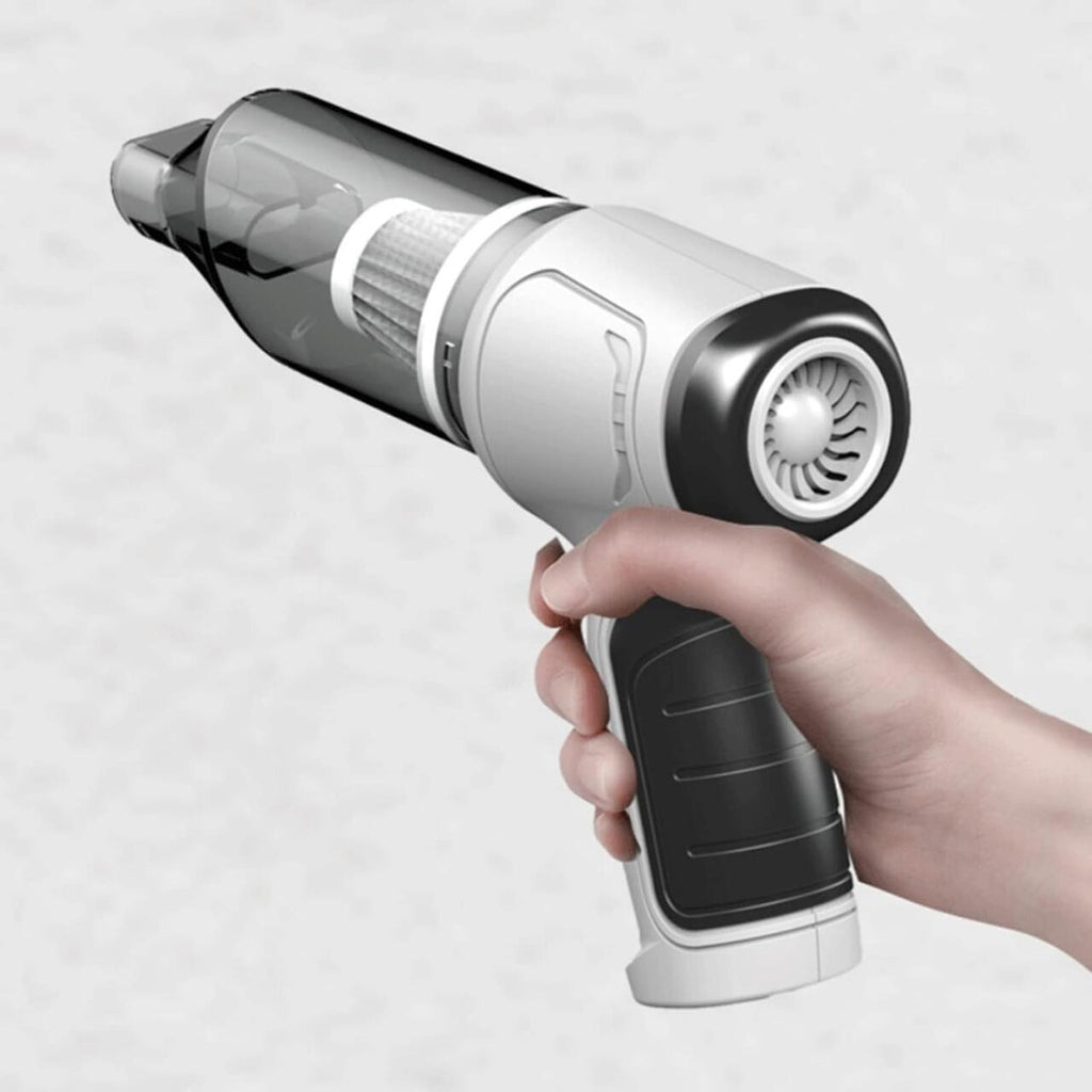 Mini Aspirador de Mano Inalámbrico 4 en 1 – Recargable USB | Para Coche, Hogar y Oficina