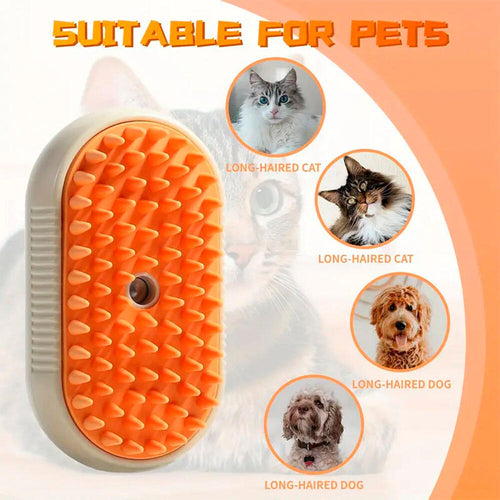Cepillo de vapor para perros y gatos – Adiós al pelo suelto en casa